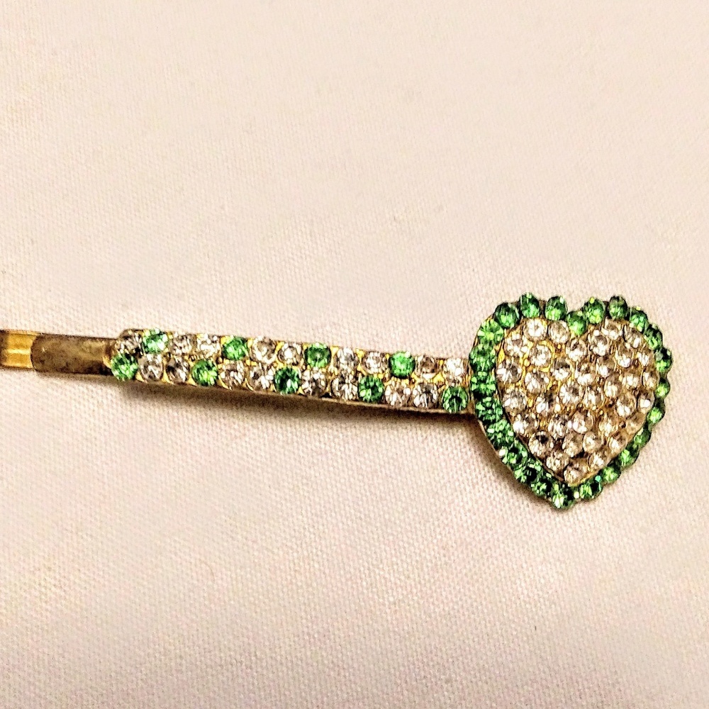 Rhinestone jeweled hair pin